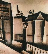 Juan Gris The house in Paris oil painting artist